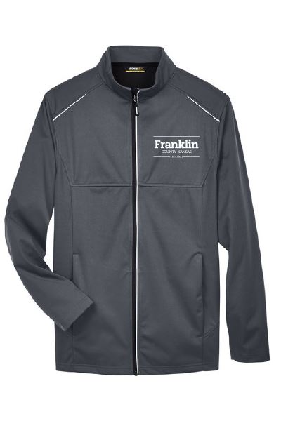 Grey Jacket White Logo